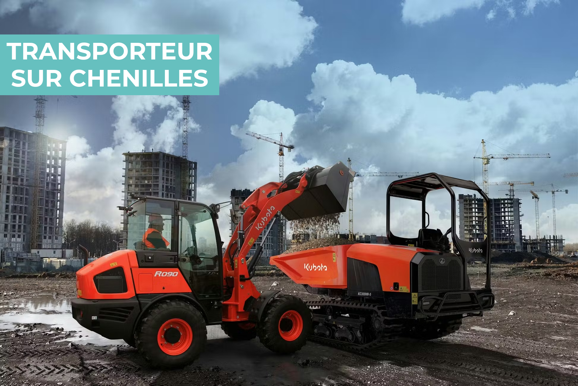 Transporteur sur chenilles